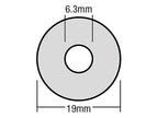 TechFast Bonded EPDM Washer 6.3 x 19mm Box 100