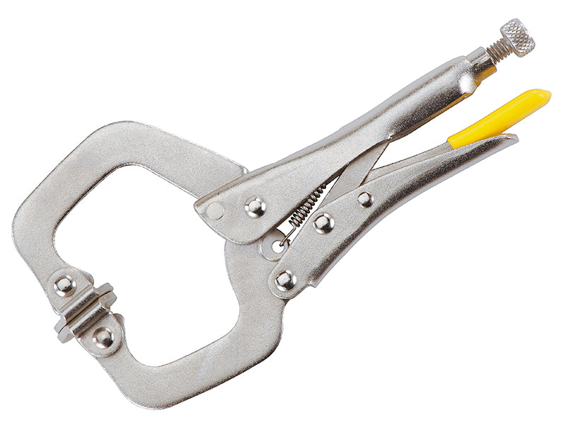 Locking C-Clamp with Swivel Tips 285mm