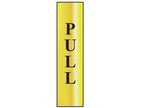 Pull Vertical - Polished Brass Effect 50 x 200mm