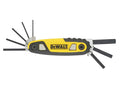 Metric Folding / Locking Hex Key Set, 8 Piece                                   
