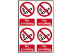 No Smoking - PVC Sign 400 x 600mm