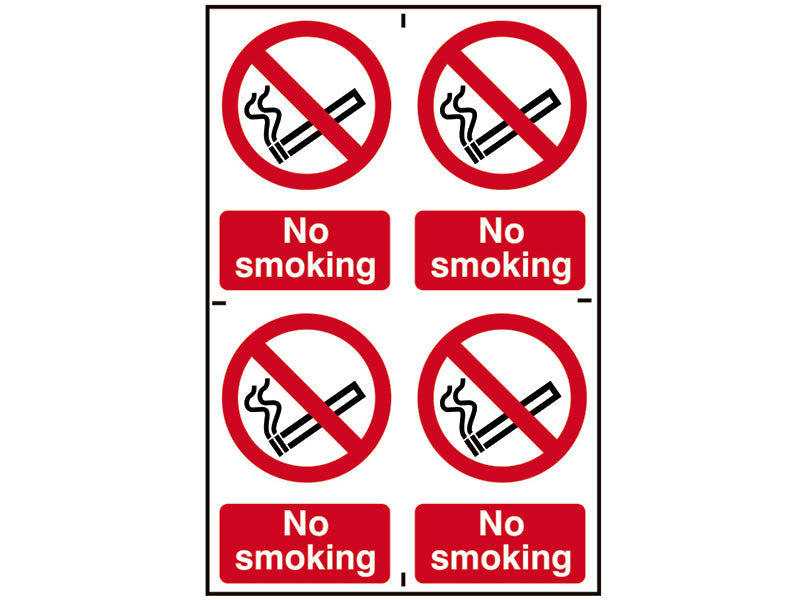No Smoking - PVC Sign 400 x 600mm