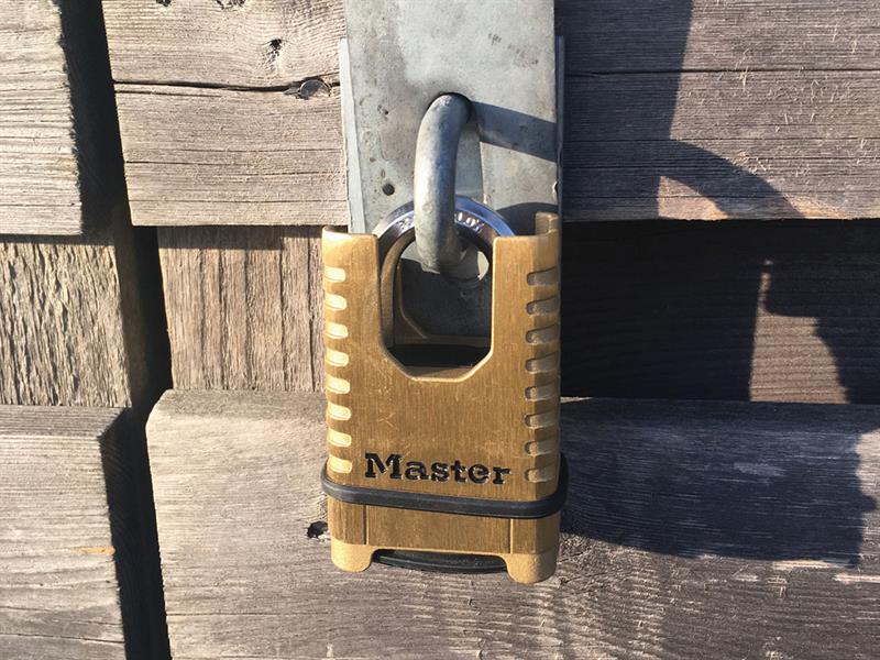 Excell™ Closed Shackle Brass Combination 58mm Padlock