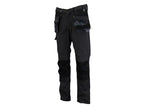 Dixon Slim Fit Trousers Grey/Black Waist 38in Leg R
