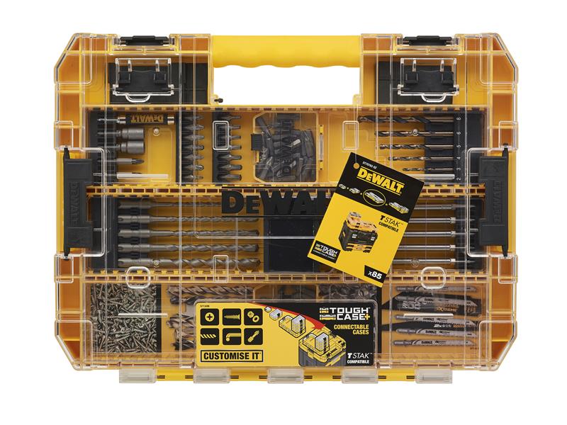 DT70762 Mixed Drill & Bit Set, 85 Piece                                         