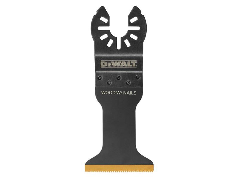 DT20736 Titanium Wood/Metal Multi-tool Blade 55 x 44mm                          