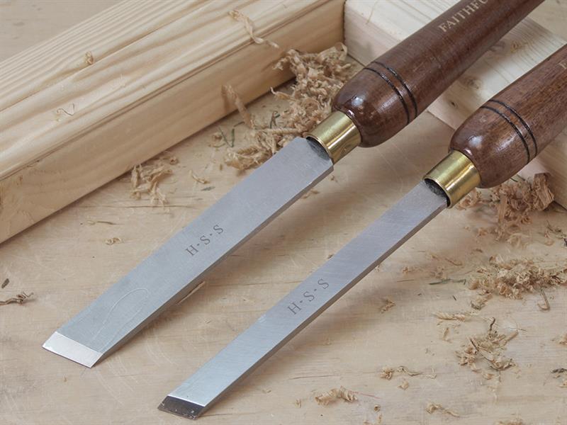 HSS Turning Chisel Wooden Boxed Set, 8 Piece                                    