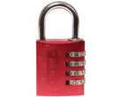 145/40 40mm Aluminium Combination Padlock Yellow 49535
