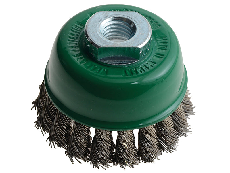 Knot Cup Brush 125mm M14x2.0, 0.50 Steel Wire*