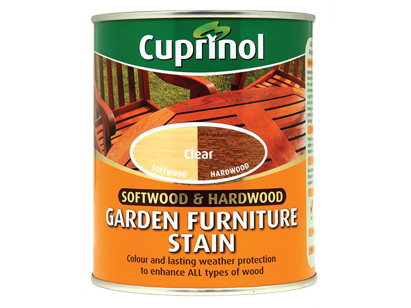 Softwood & Hardwood Garden Furniture Stain Clear 750ml                          