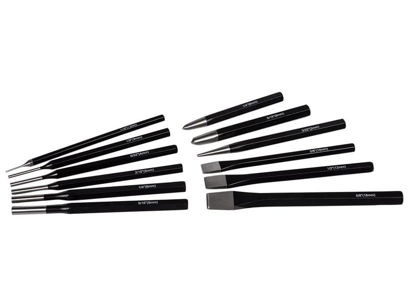 Punch & Chisel Set, 12 Piece