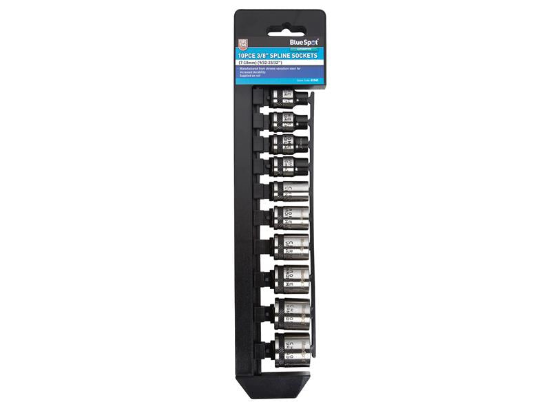 3/8in Drive Spline Socket Set Metric, 10 Piece                                  