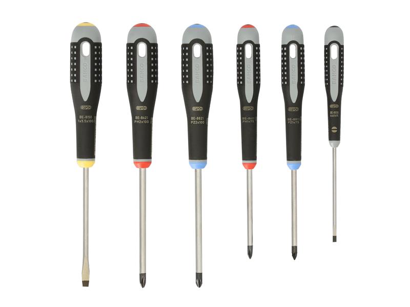BE-9886 ERGO™ Screwdriver Set, 6 Piece