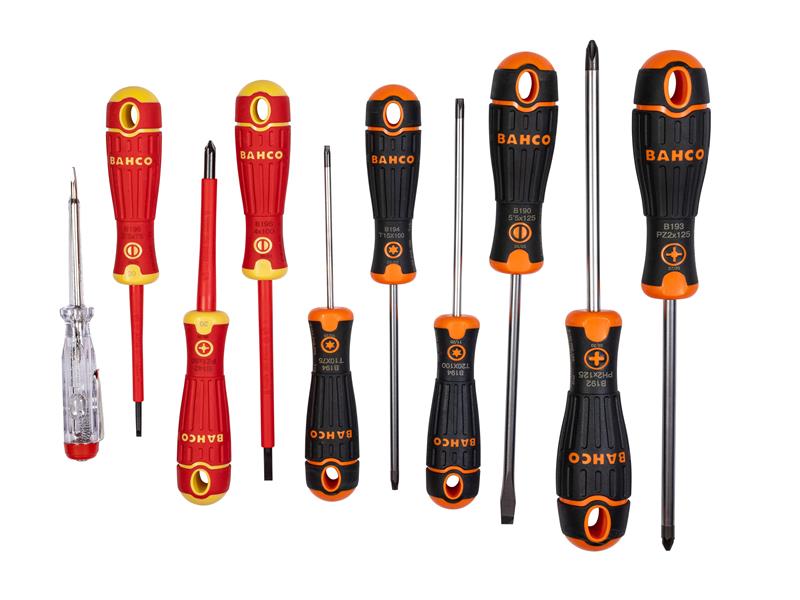 B219.110 BAHCOFIT XL Screwdriver Set, 10 Piece                                  