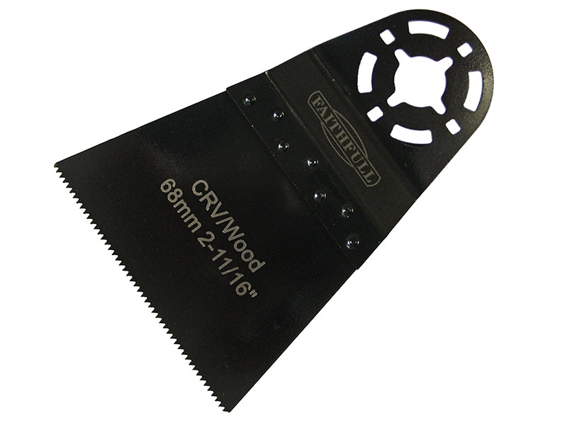 Multi-Function Tool CrV Flush Cut Wood Blade Side Set 68mm                      