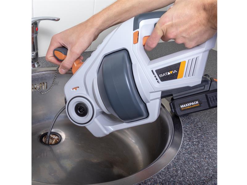 MAXXPACK Cordless Drain Auger 18V Bare Unit                                     