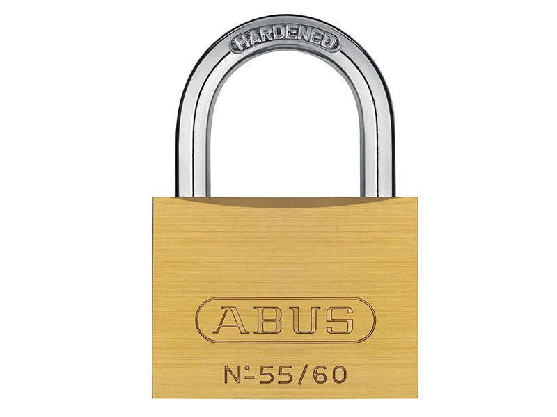 55/40mm Brass Padlock 63mm Long Shackle Keyed Alike 5402