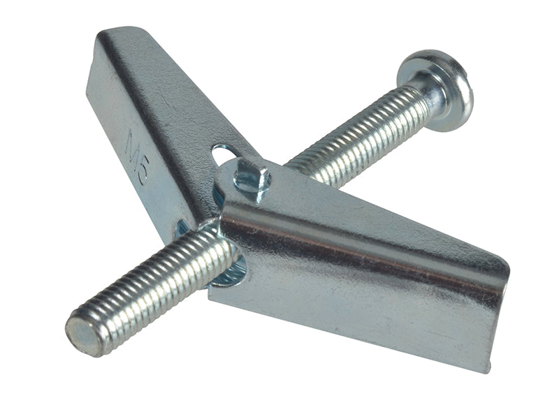 Plasterboard Spring Toggle M6 x 75mm Bag 10