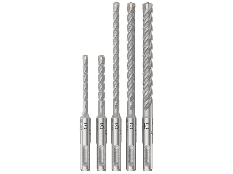 PRO SDS plus-5X Hammer Drill Bit Set, 5 Piece                                   