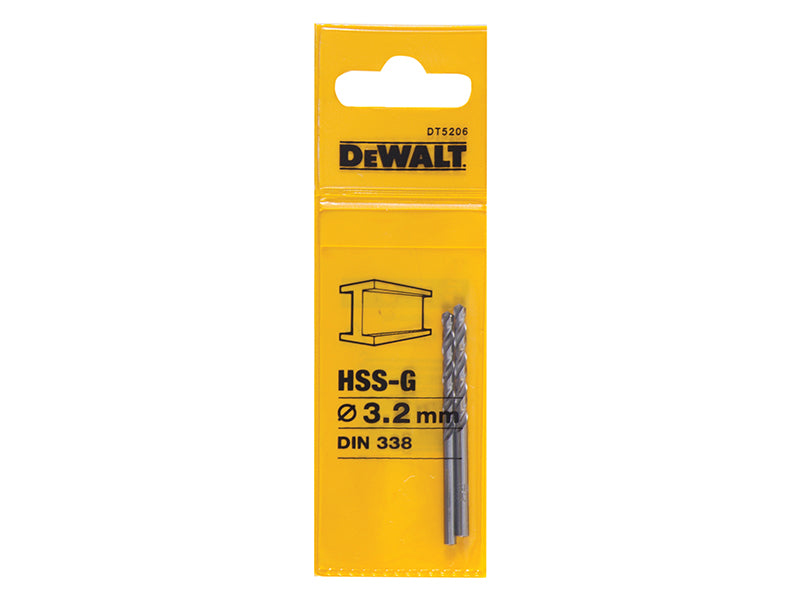 HSS-G Jobber Drill Bit 3.2mm OL:65mm WL:36mm                                    
