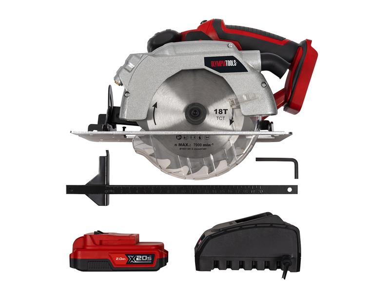 X20S™ Circular Saw 20V 1 x 2.0Ah Li-ion