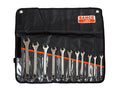 Chrome Polished Combination Spanner Set, 11 Piece                               