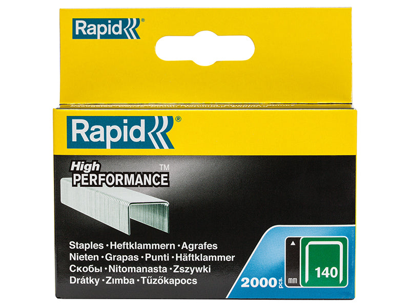 140/8 8mm Galvanised Staples (Poly Pack 5000)