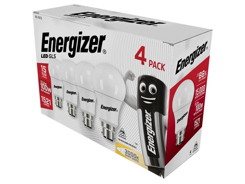 LED BC (B22) Opal GLS Non-Dimmable Bulb, Warm White 1521 lm 13.2W