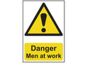 Danger Men At Work - PVC Sign 200 x 300mm