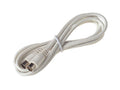 Coax Lead 2m White 7075