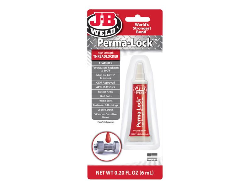 Perma-lock Red High High Strength Threadlocker 6ml                              