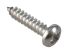 Self-Tapping Screw Pozi Compatible Pan Head SS 3/4in x 8 ForgePack 30           