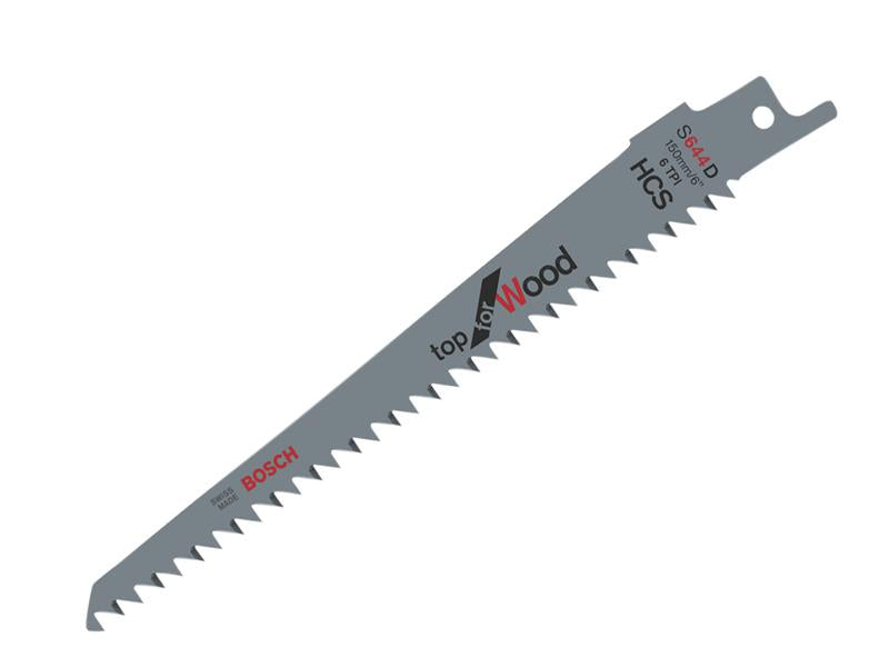 S 644 D Top for Wood Reciprocating Saw Blade 150mm 6 TPI (Pack 100)             