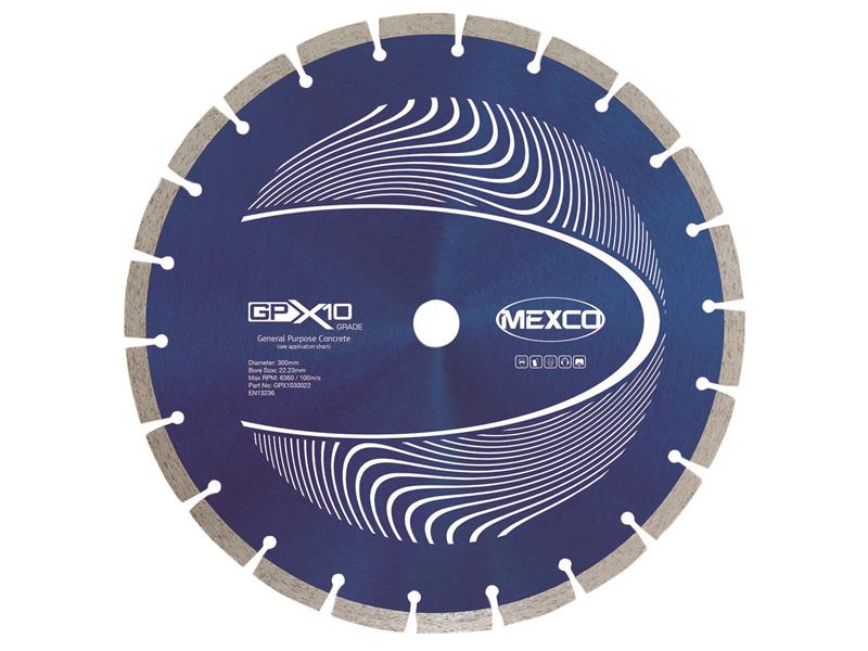 GPX10 Concrete Diamond Blade 350 x 25.4mm