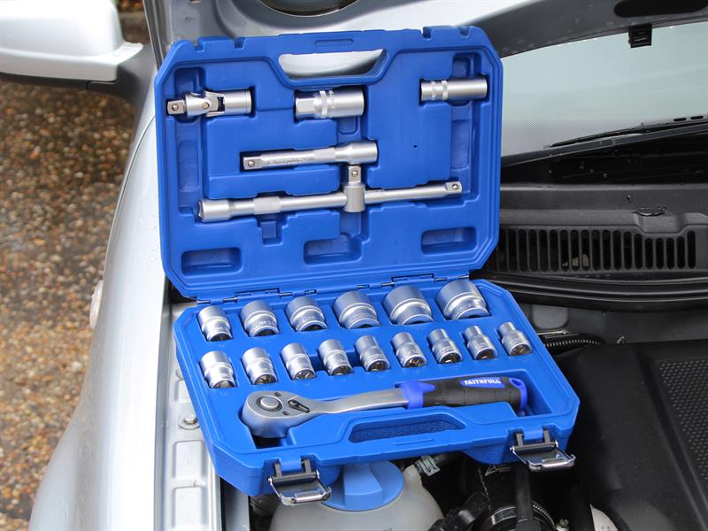 1/2in Drive Socket Set, 22 Piece                                                
