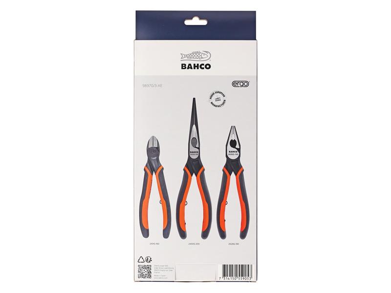 XMAS 9897G/3-XE Plier Set, 3 Piece                                              