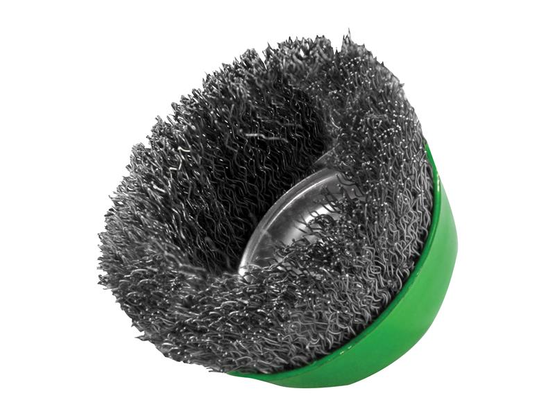 Wire Cup Brush 75mm M14x2, 0.30mm Stainless Steel Wire                          