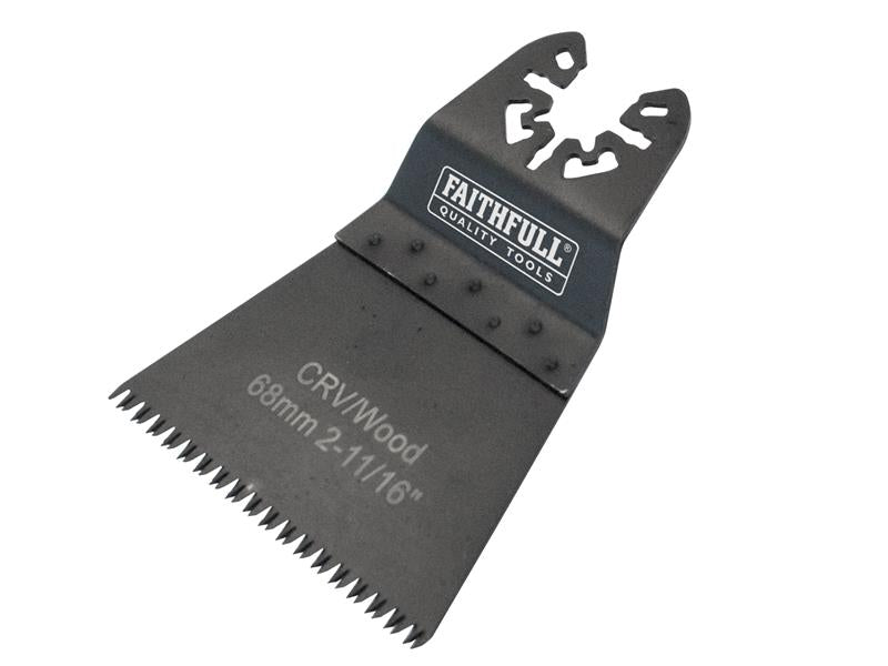 Multi-Function Tool CrV Flush Fast Cut Wood Ground Side Set 68mm                