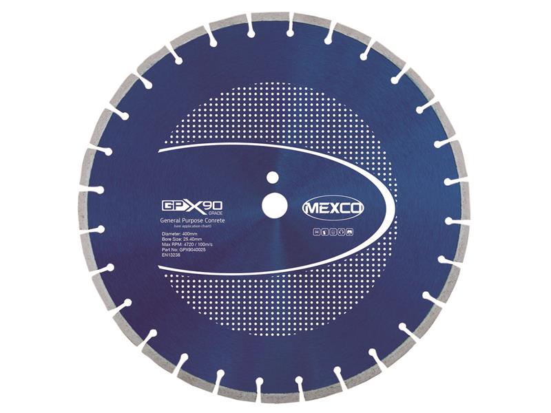 GPX90 Concrete Diamond Blade 600 x 25.4mm