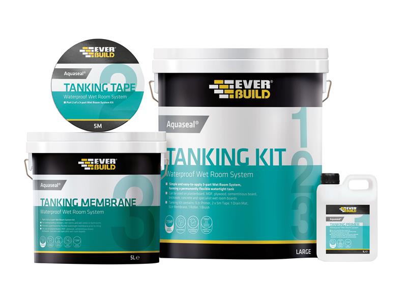 Aquaseal Wet Room System Kit 4.5m²                                              