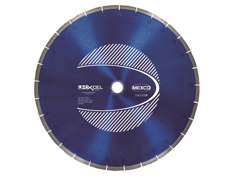 UHXCEL Ultra Hard Materials Diamond Blade 400 x 25.4mm