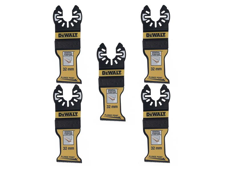 DT20776 Bi-Metal Plunge Point Multitool Blade 32mm (5 Pack)                     