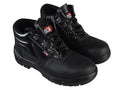 4 D-Ring Chukka Safety Boots Black UK 9 EUR 43
