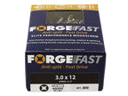 ForgeFast Pozi Compatible Elite Performance Wood Screw ZY 6.0 x 90mm Box 100