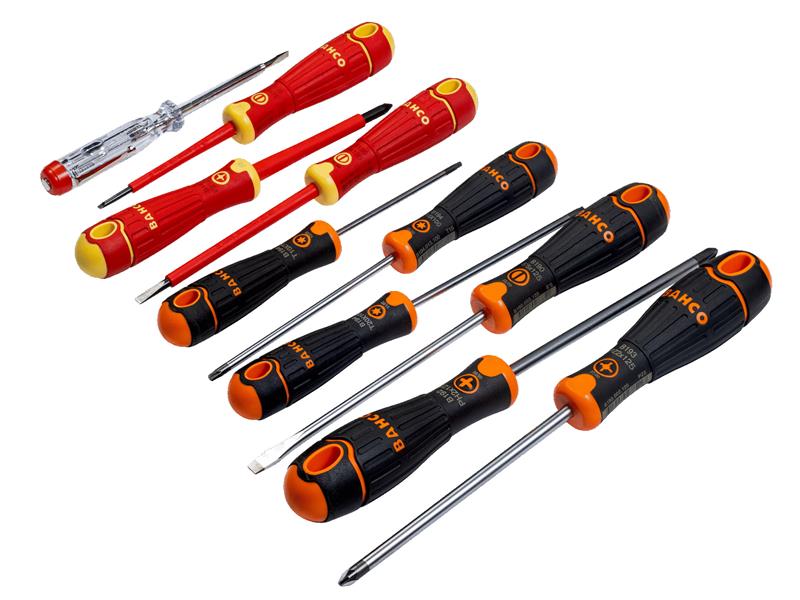 B219.110 BAHCOFIT XL Screwdriver Set, 10 Piece                                  