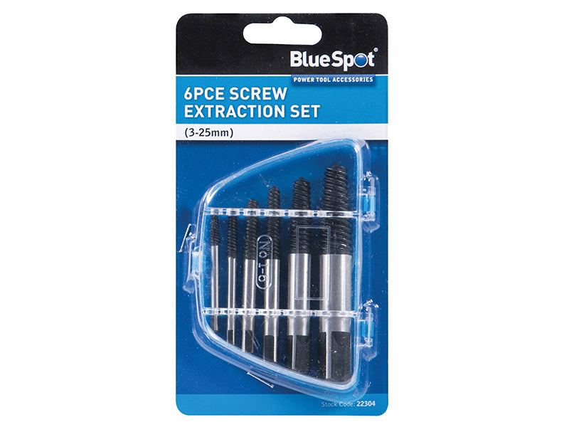 Screw Extractor Set, 6 Piece                                                    