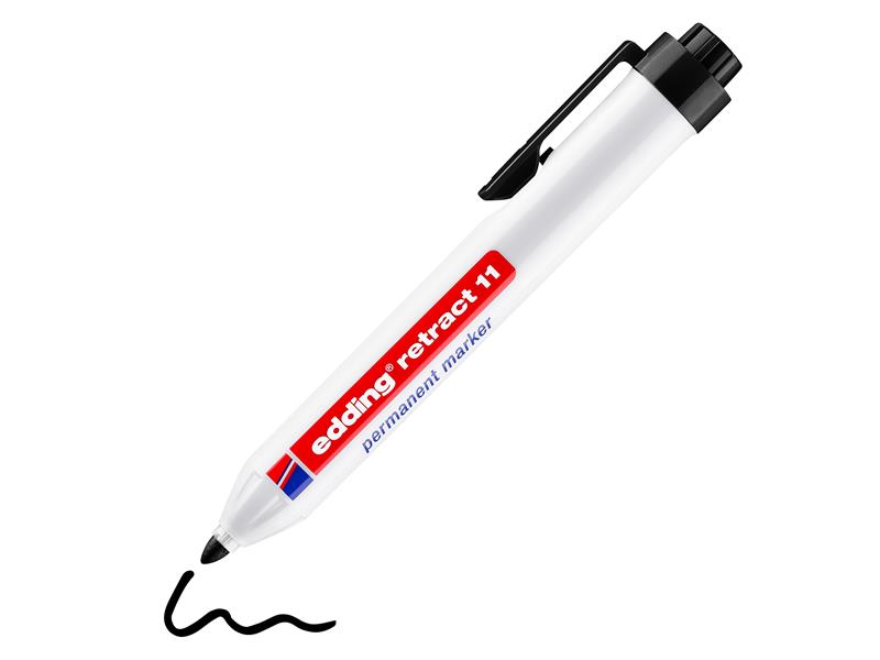 Retract 11 Permanent Marker Black