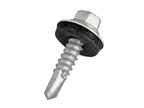 TechFast Hex Head Roofing Screw Self-Drill Light Section 5.5 x 25mm Pack 100    