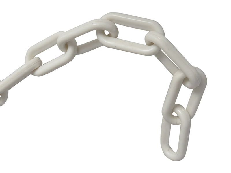 Plastic Chain 8mm x 12.5m White                                                 