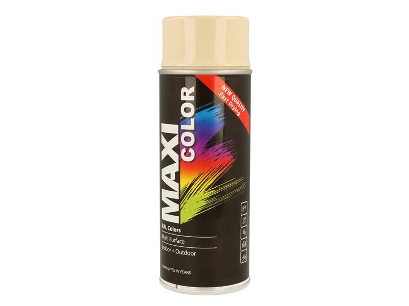 MaxiColor Spray Satin Brilliant White RAL9016 400ml